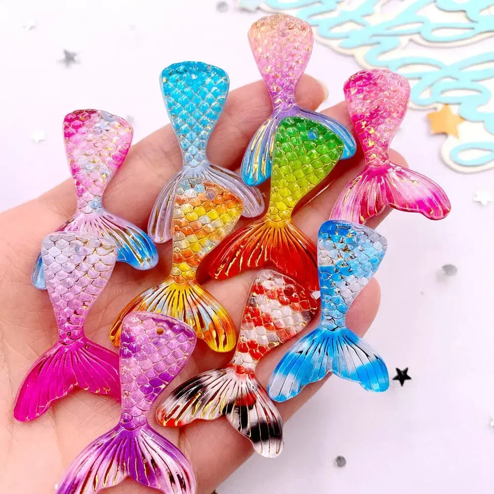 Paradise Jewelry & Watches Llc Miami Reviews - 10pcs Glitter Colorful Resin Mermaid Tail