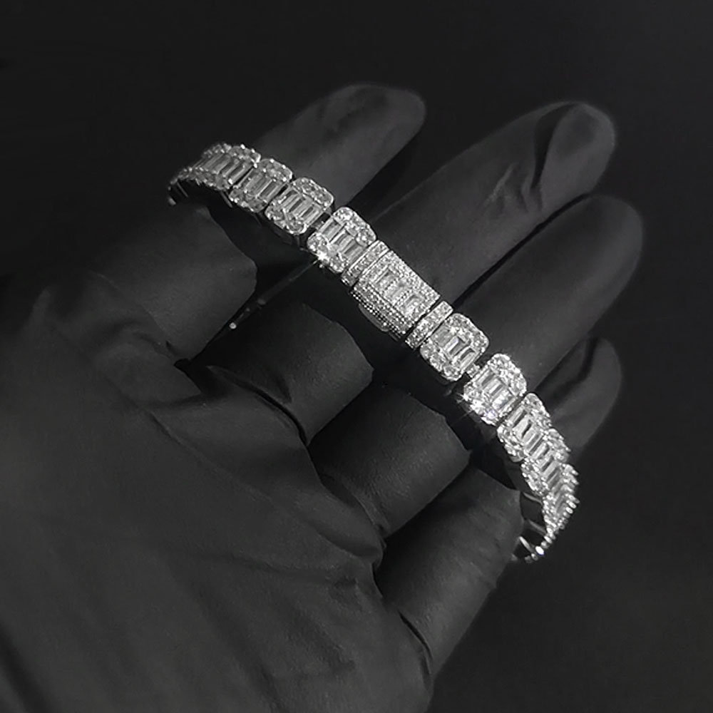 Tennis Bracelet Cubic - NY 8mm Cluster Tennis Bracelet Hip