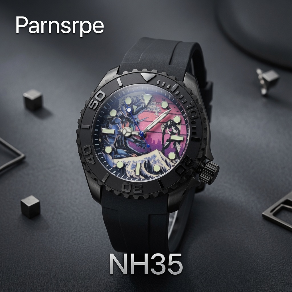 Cartier Watch Santos - parnsrpe C NH35 Automatic Mechanical Diver