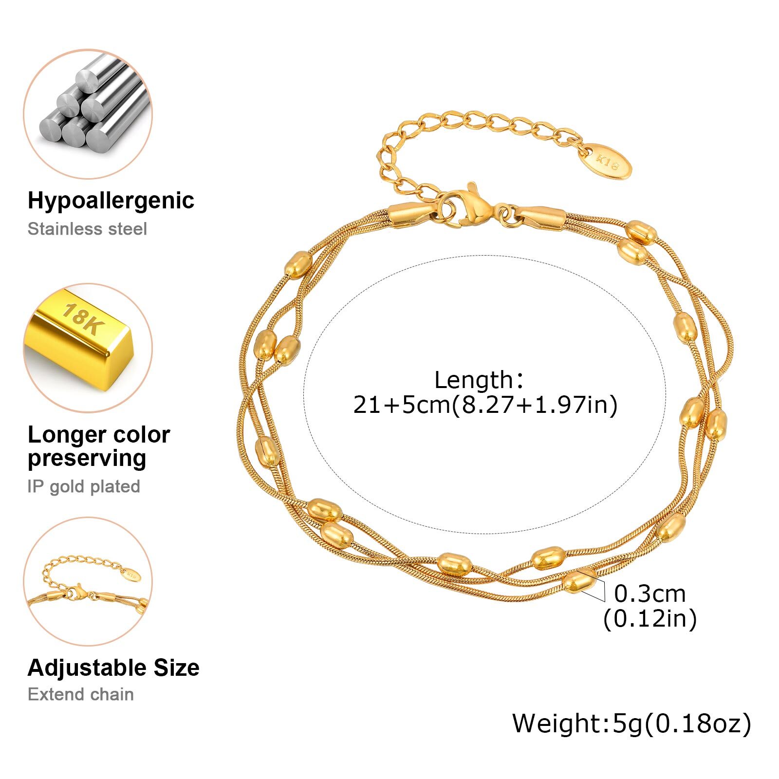 Vnox Summer Stainless Steel Th - Jc Jewelry & Watches Reviews ulasan dan harga