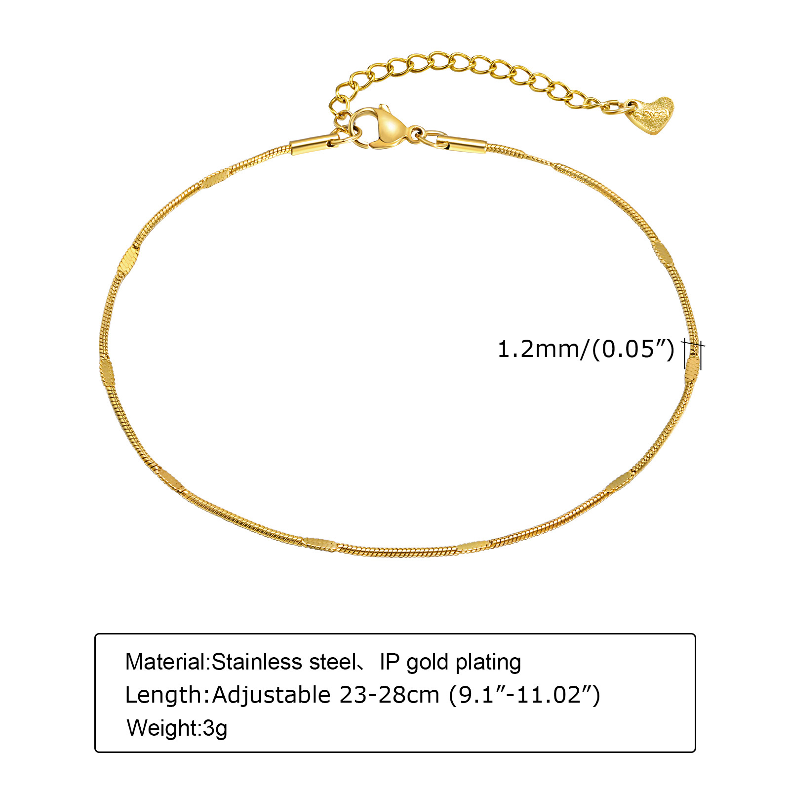 Women's Dainty Squashed Snake  - Jc Jewelry & Watches Reviews ulasan dan harga