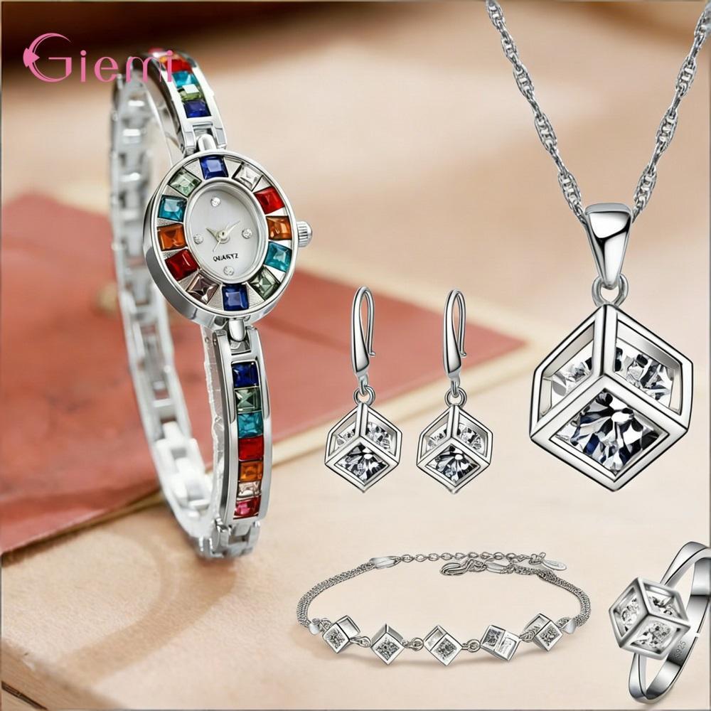 Pretty 925 Sterling Silver Geo - Best Jewelry Watches ulasan dan harga