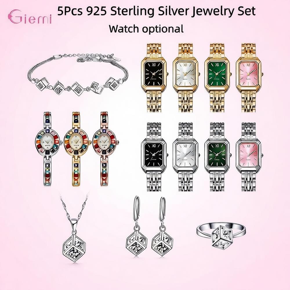 Pretty 925 Sterling Silver Geo - Best Jewelry Watches ulasan dan harga