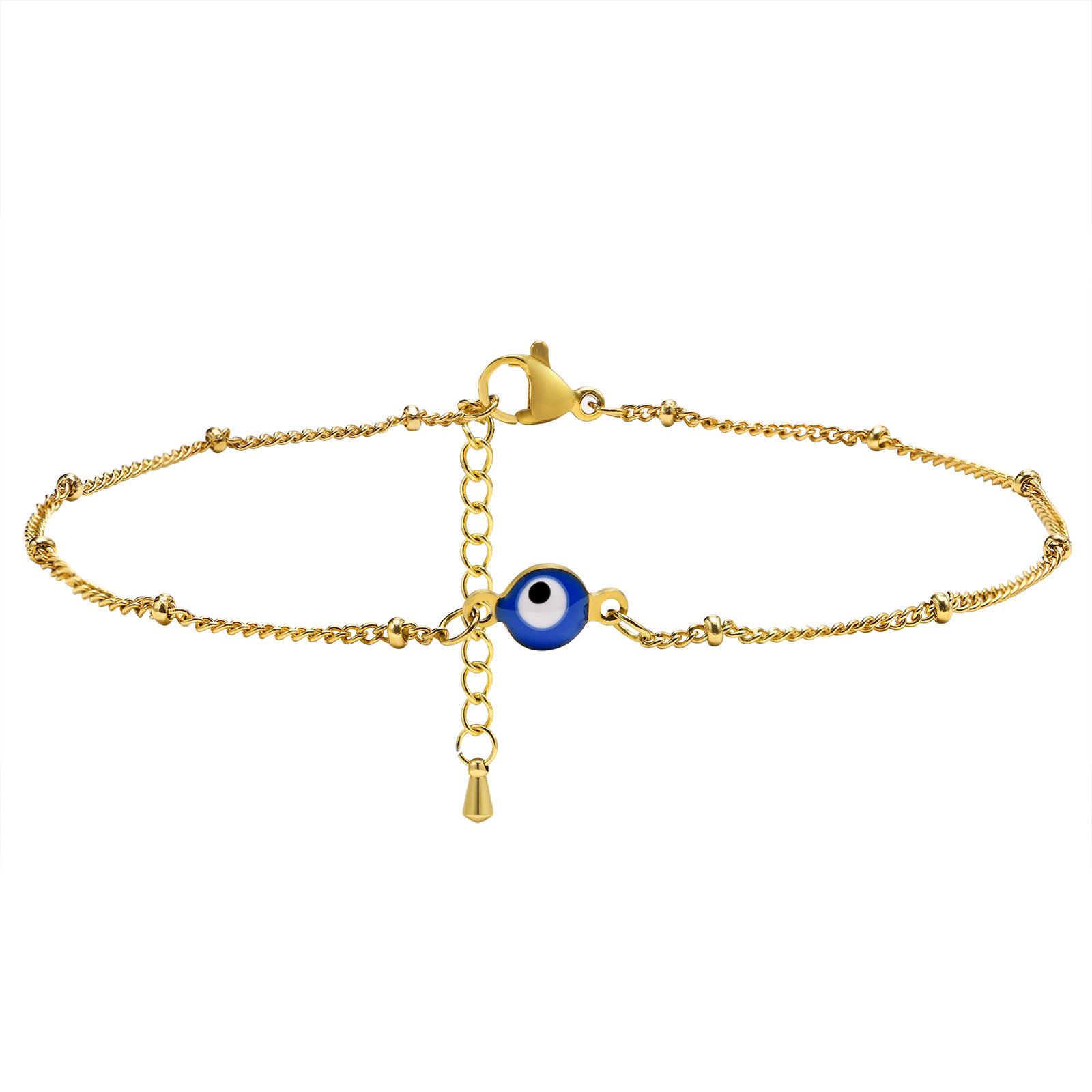 Evil Eye  Anklet Bracelet on L - Jc Jewelry & Watches Reviews ulasan dan harga