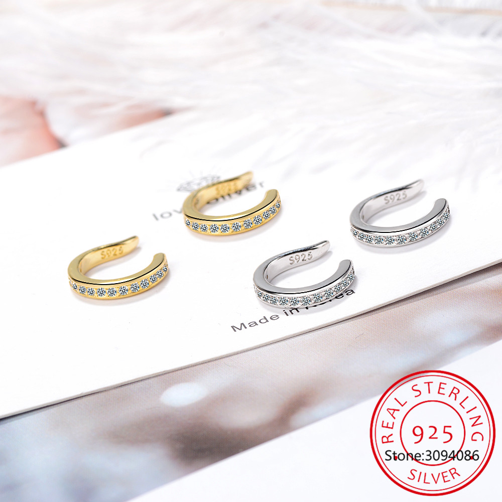 925 Sterling Silver Full Moiss - Ear Cuff No Piercing ulasan dan harga