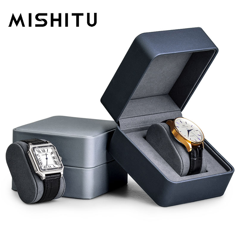MISHITU Grids Watch Box PU Lea - Best Jewelry Watches ulasan dan harga
