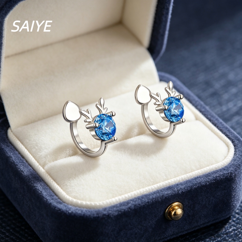 925 Sterling Silver Elk Ear Cl - Ear Cuff No Piercing ulasan dan harga