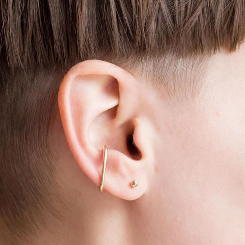 925 Silver Fake Clip Earrings  - Ear Cuff No Piercing ulasan dan harga