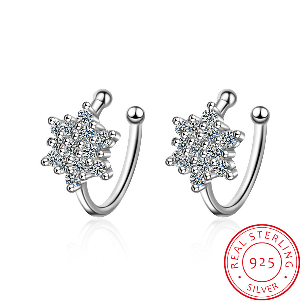 Real 925 Silver New Design Bea - Ear Cuff No Piercing ulasan dan harga