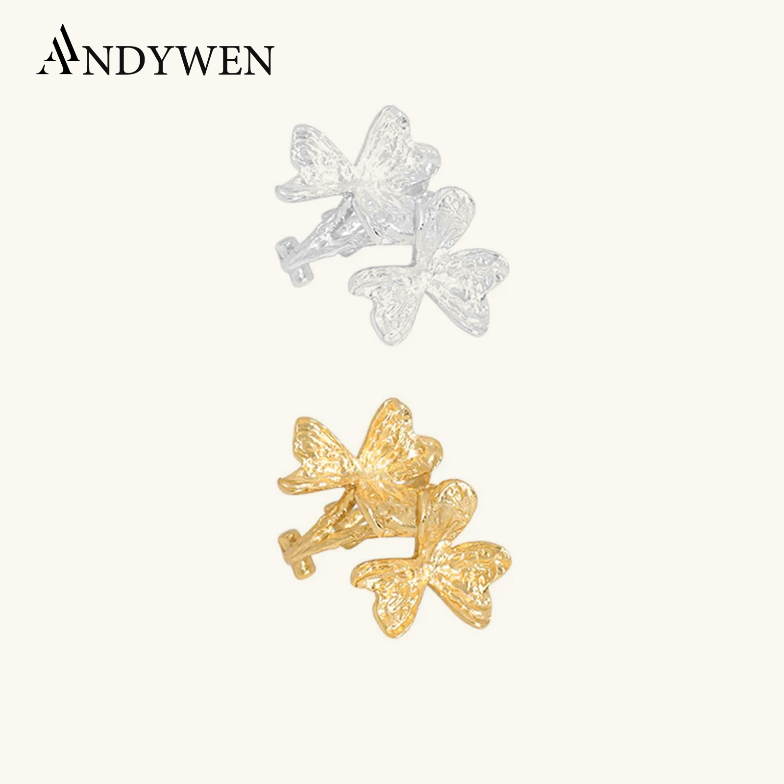 ANDYWEN 925 Sterling Silver Pl - Ear Cuff No Piercing ulasan dan harga