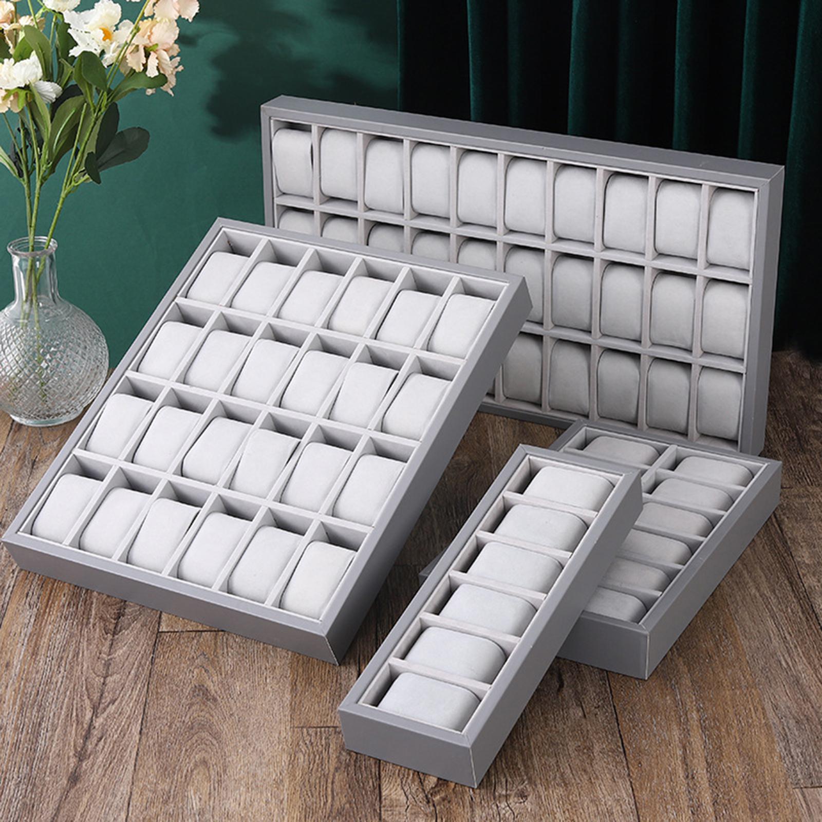 Jewelry Tray Wooden 30 Grid Wa - Jewelry Store Mens Watches ulasan dan harga