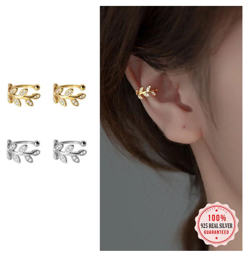 925 Sterling Silver Ear Cuff F - Ear Cuff No Piercing ulasan dan harga