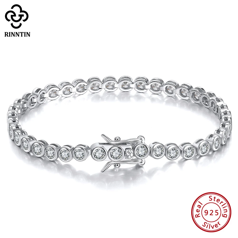 Rinntin Shiny Tennis Bracelet  - Tennis Bracelet Cubic ulasan dan harga