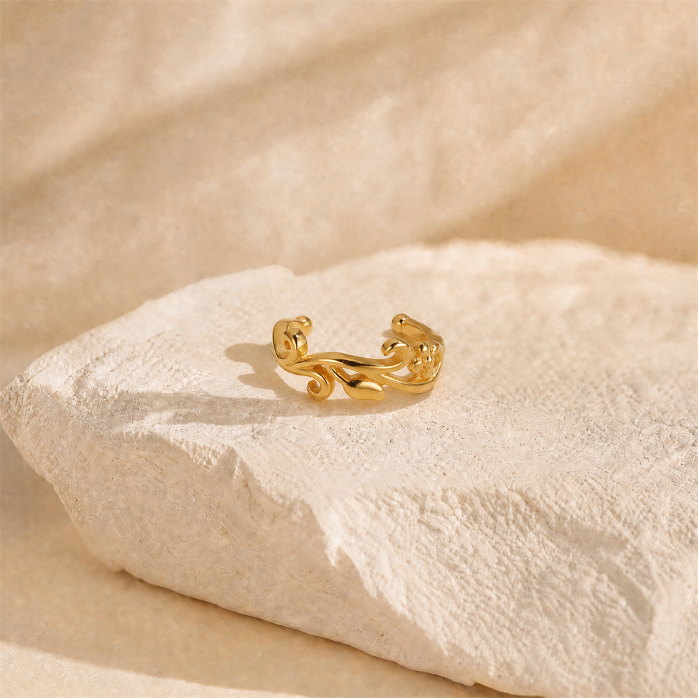 Aide 925 Sterling Silver Gold  - Ear Cuff No Piercing ulasan dan harga