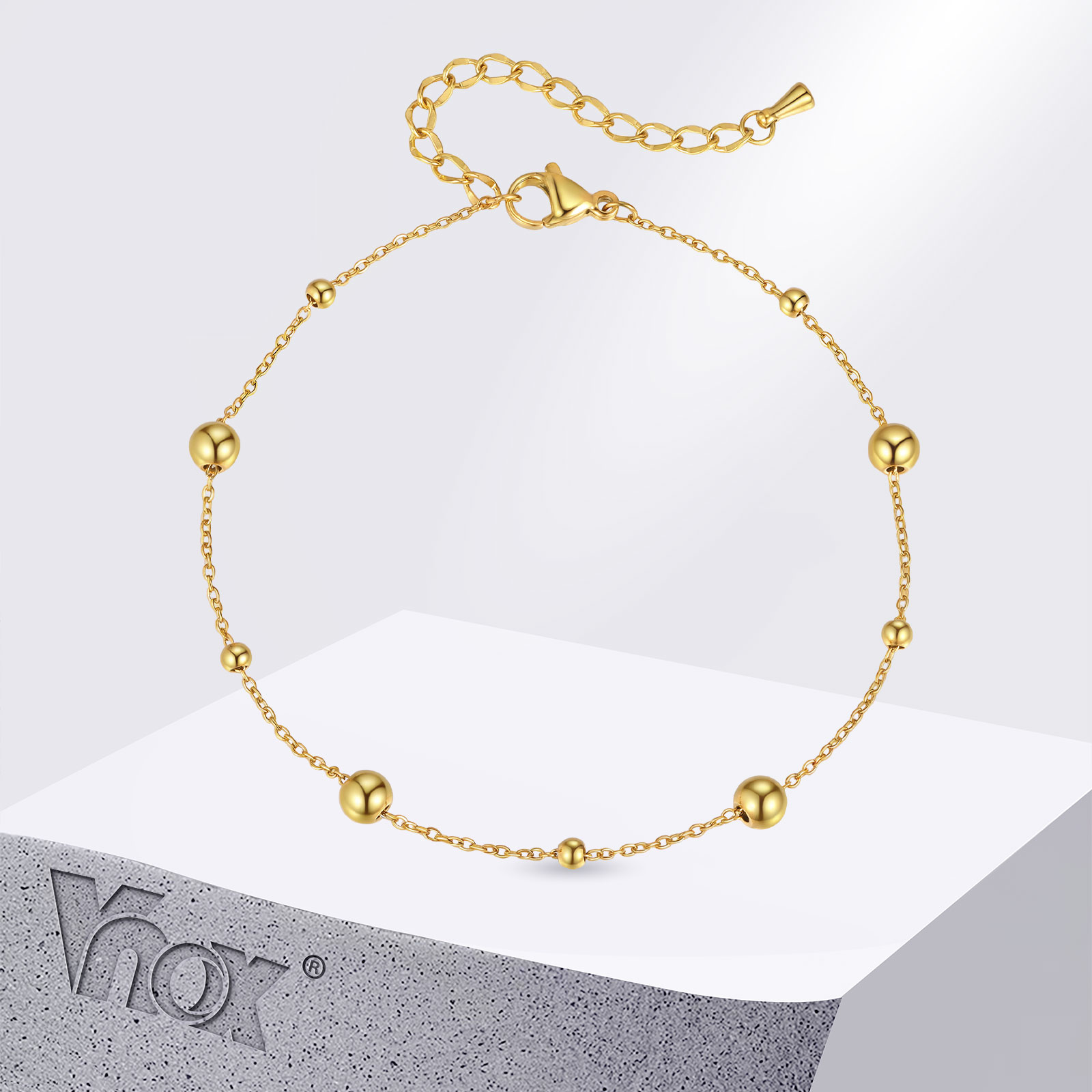 Vnox Stainless Steel Small Bea - Jc Jewelry & Watches Reviews ulasan dan harga