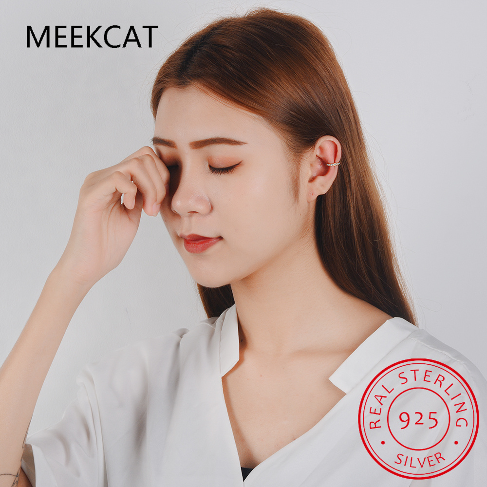 925 Sterling Silver Full Moiss - Ear Cuff No Piercing ulasan dan harga