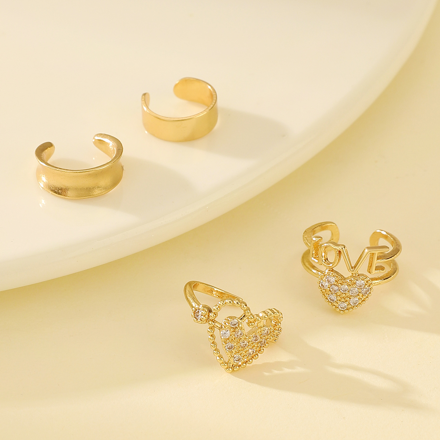 Korean Fashion Zircon Ear Clip - Ear Cuff No Piercing ulasan dan harga