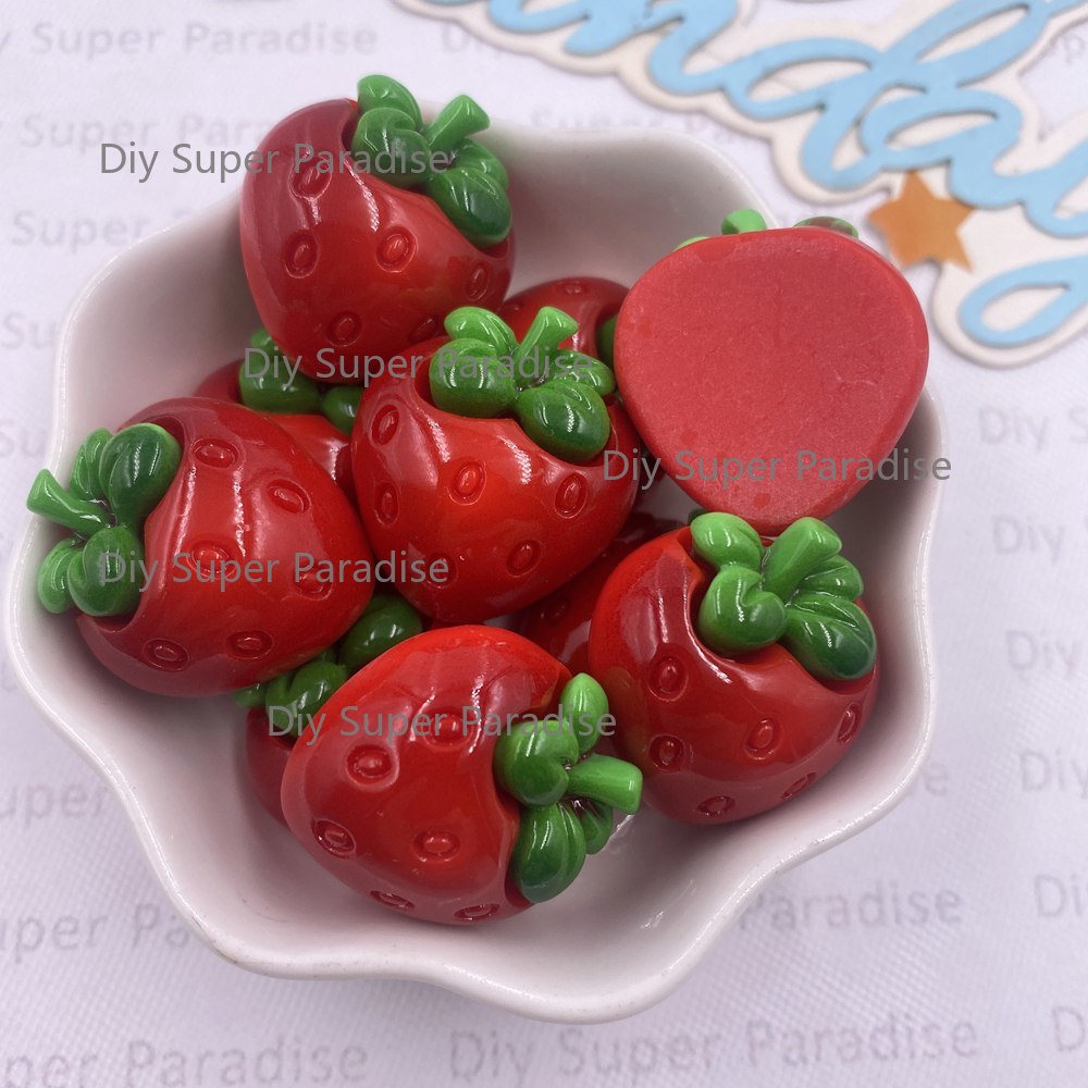 8PCS Resin Kawaii Colorful Red - Paradise Jewelry & Watches Llc Miami Reviews ulasan dan harga