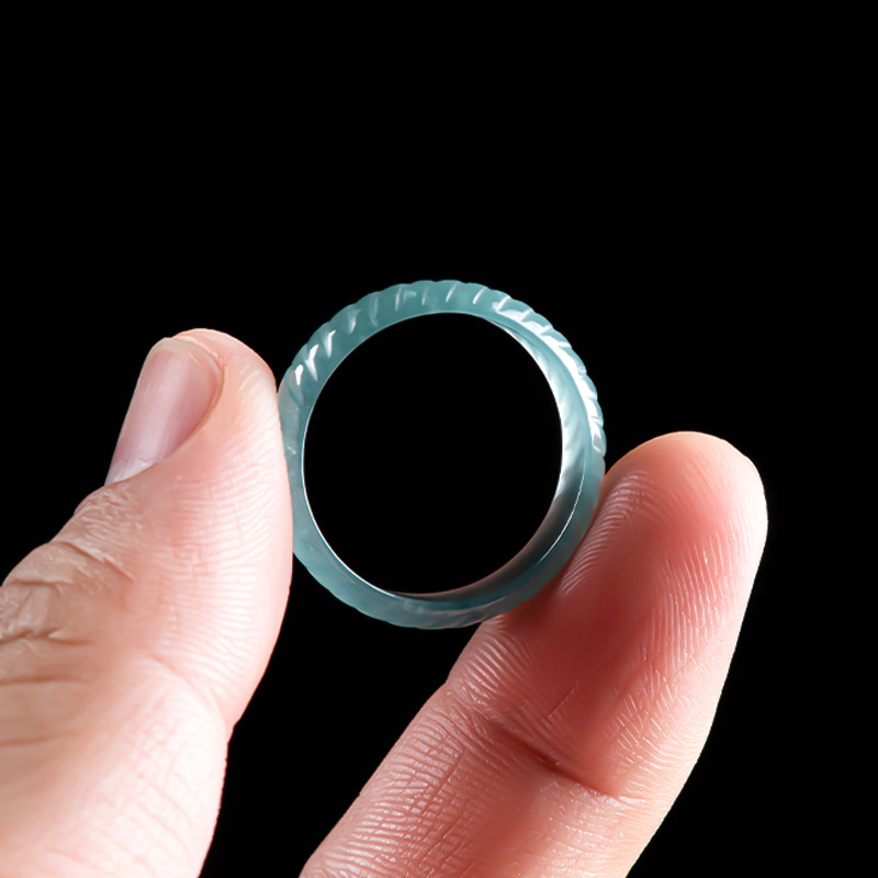 Blue Real Burmese Jadeite Ring - Jewelry & Watches Sp Z Oo Opinie ulasan dan harga
