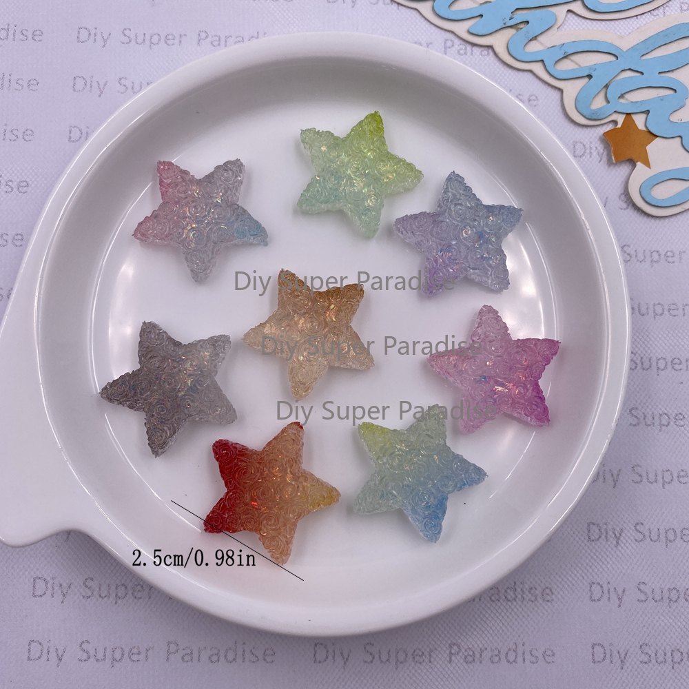 10PCS Resin Clear Candy Color  - Paradise Jewelry & Watches Llc Miami Reviews ulasan dan harga