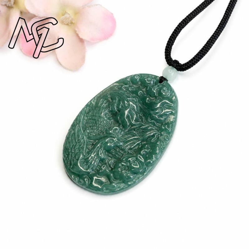 Real Natural Emerald Jade Blue - Jewelry & Watches Sp Z Oo Opinie ulasan dan harga