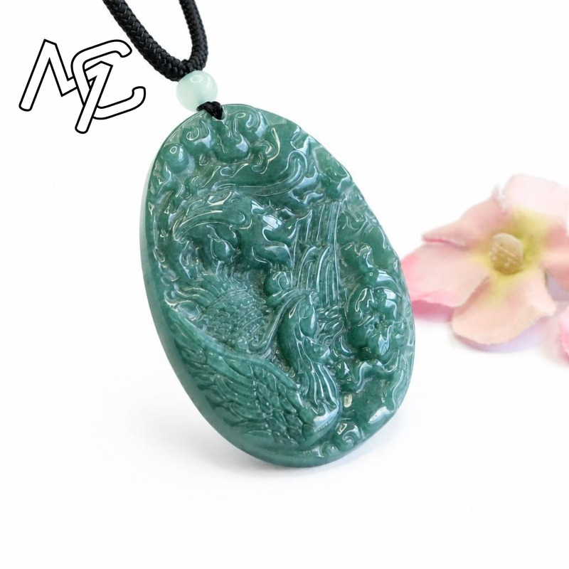 Real Natural Emerald Jade Blue - Jewelry & Watches Sp Z Oo Opinie ulasan dan harga