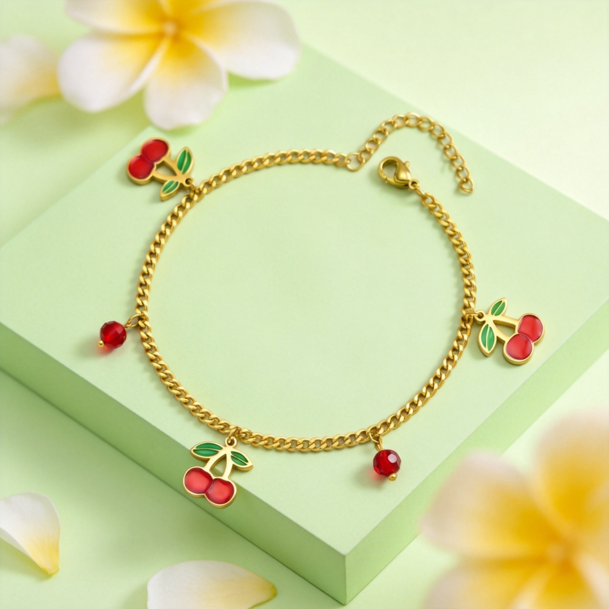 Sweet Stainless Steel Cherry A - Jc Jewelry & Watches Reviews ulasan dan harga