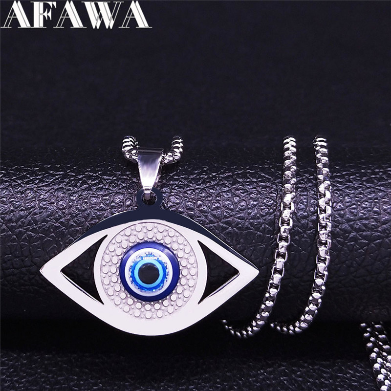Islam Hamsa Evil Blue Eye Neck - Jewelry & Watches Sp Z Oo Opinie ulasan dan harga