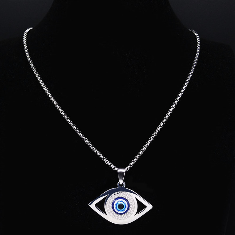 Islam Hamsa Evil Blue Eye Neck - Jewelry & Watches Sp Z Oo Opinie ulasan dan harga