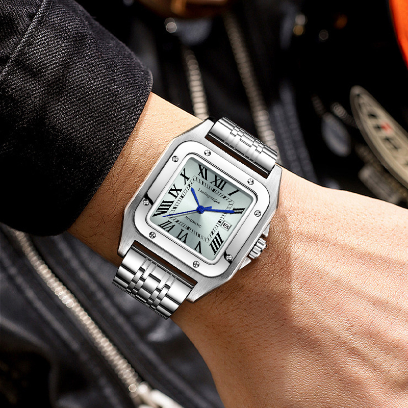 High-End Luxury Square Automat - Cartier Watch Santos ulasan dan harga
