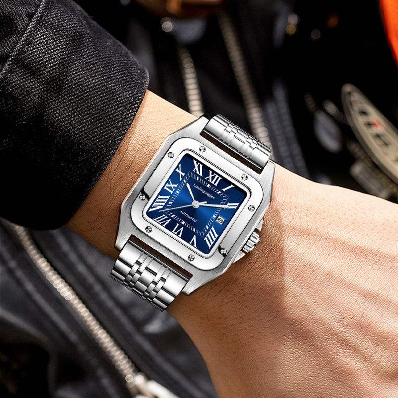 High-End Luxury Square Automat - Cartier Watch Santos ulasan dan harga