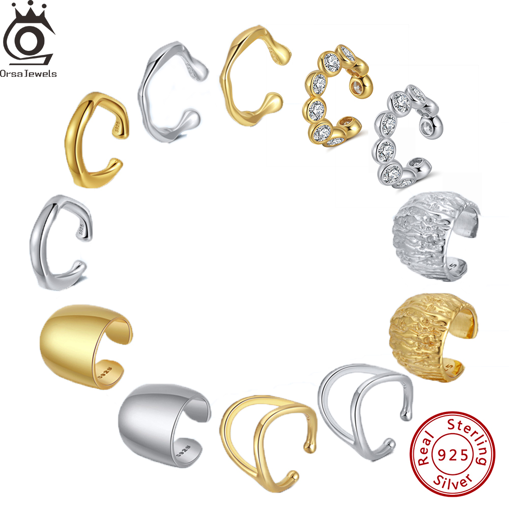 ORSA JEWELS Soild 925 Sterling - Ear Cuff No Piercing ulasan dan harga