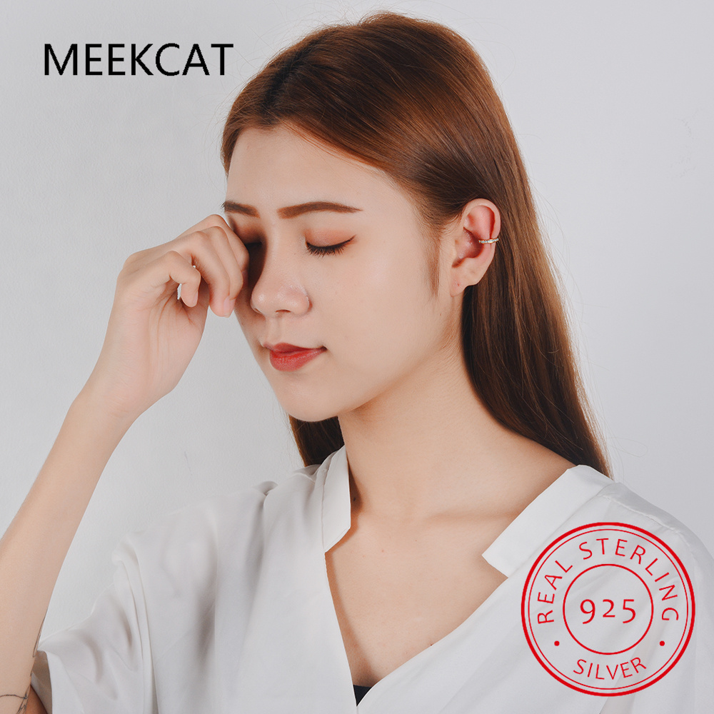 Real 925 Sterling Silver Lovel - Ear Cuff No Piercing ulasan dan harga