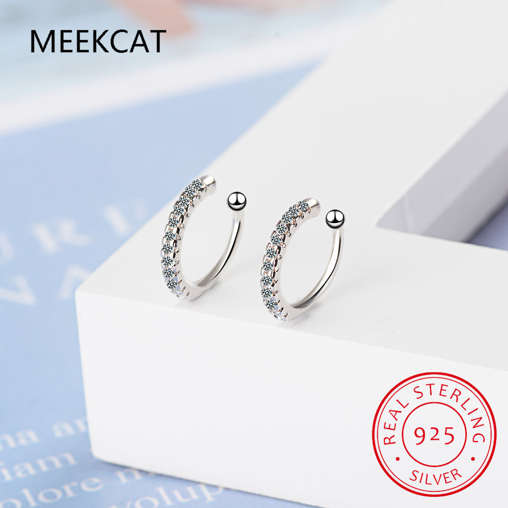 Real 925 Sterling Silver Lovel - Ear Cuff No Piercing ulasan dan harga