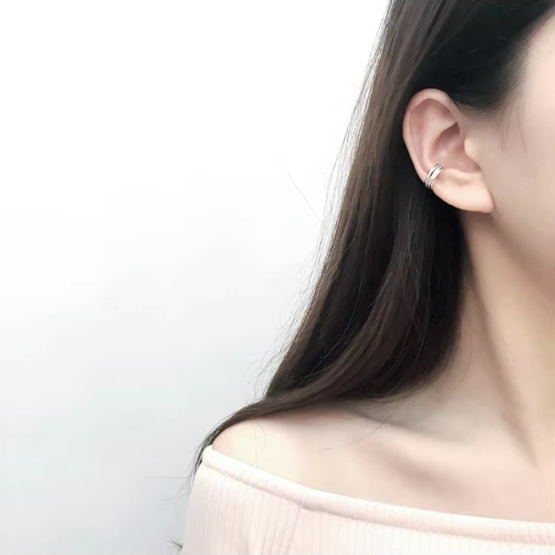 REETI 925 Sterling Silver Clip - Ear Cuff No Piercing ulasan dan harga