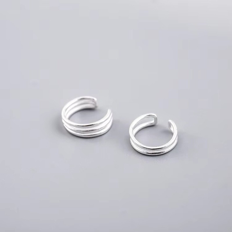 REETI 925 Sterling Silver Clip - Ear Cuff No Piercing ulasan dan harga