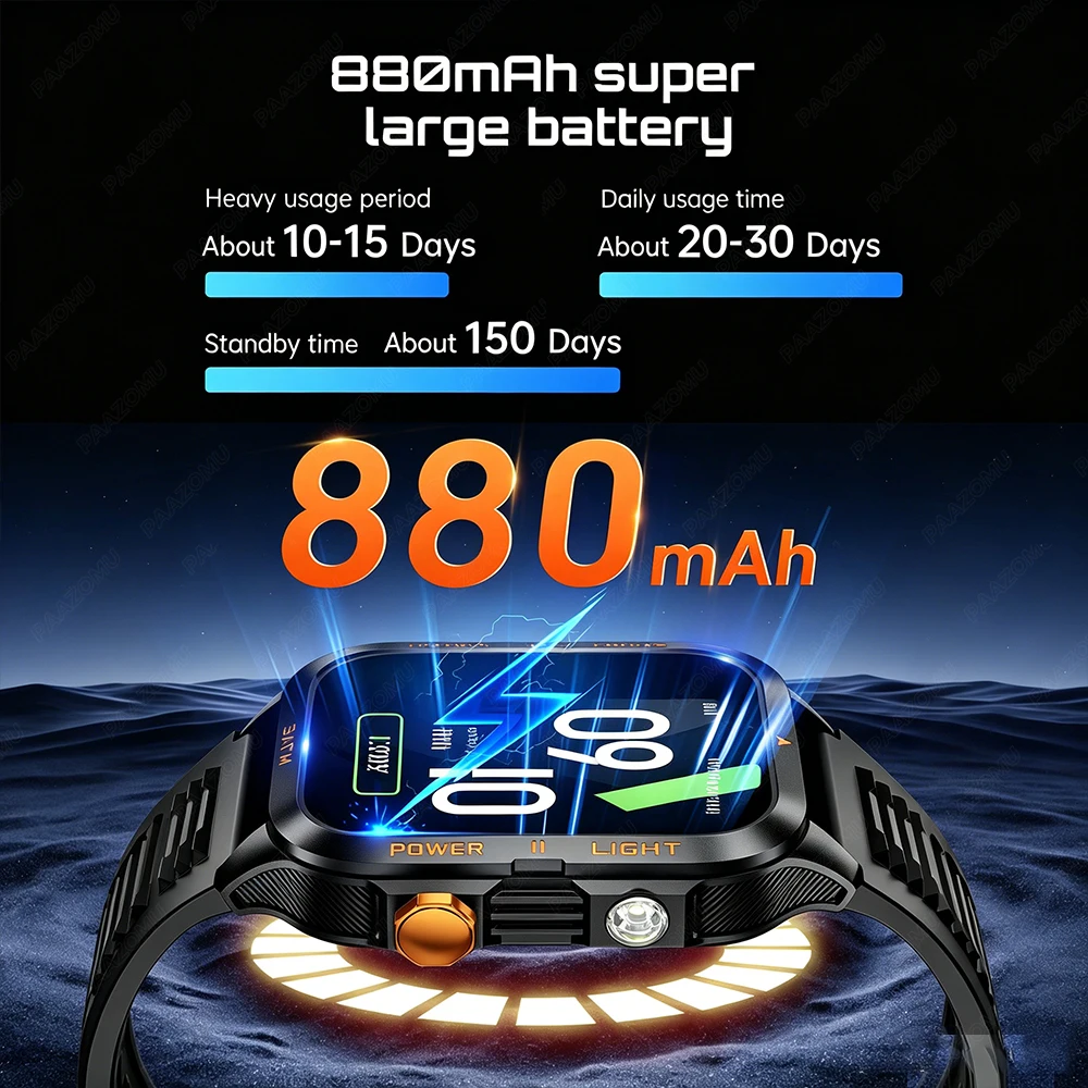 Military Grade SmartWatch Men  - Italian Jewelry Watches ulasan dan harga